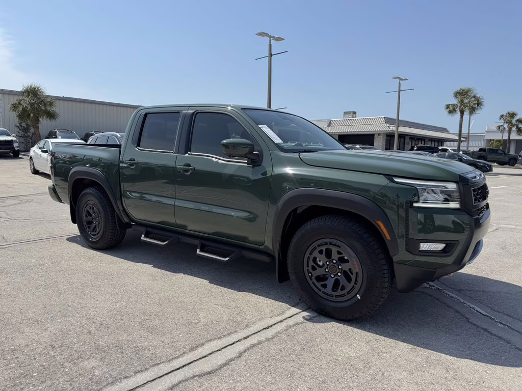 2025 Tactical Green Metallic Nissan Frontier PRO-X RWD Truck