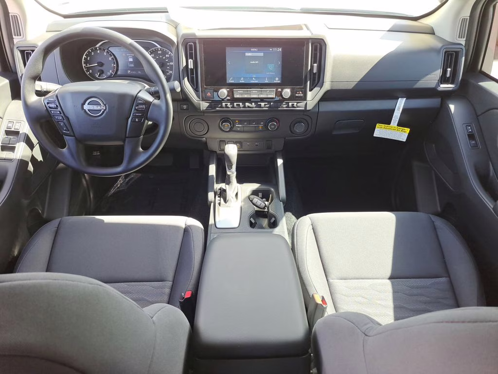 2026 Glacier White Nissan Frontier S RWD Truck