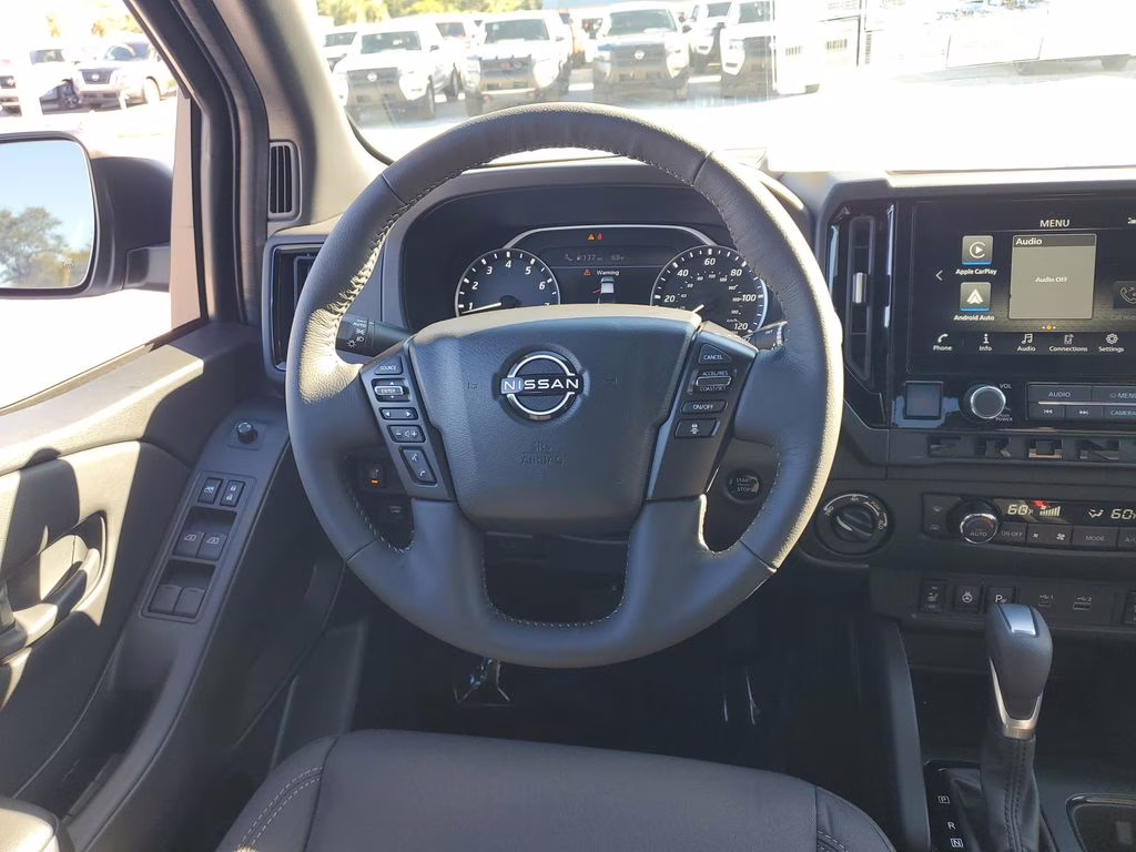 2026 Glacier White Nissan Frontier SV 4X4 Truck