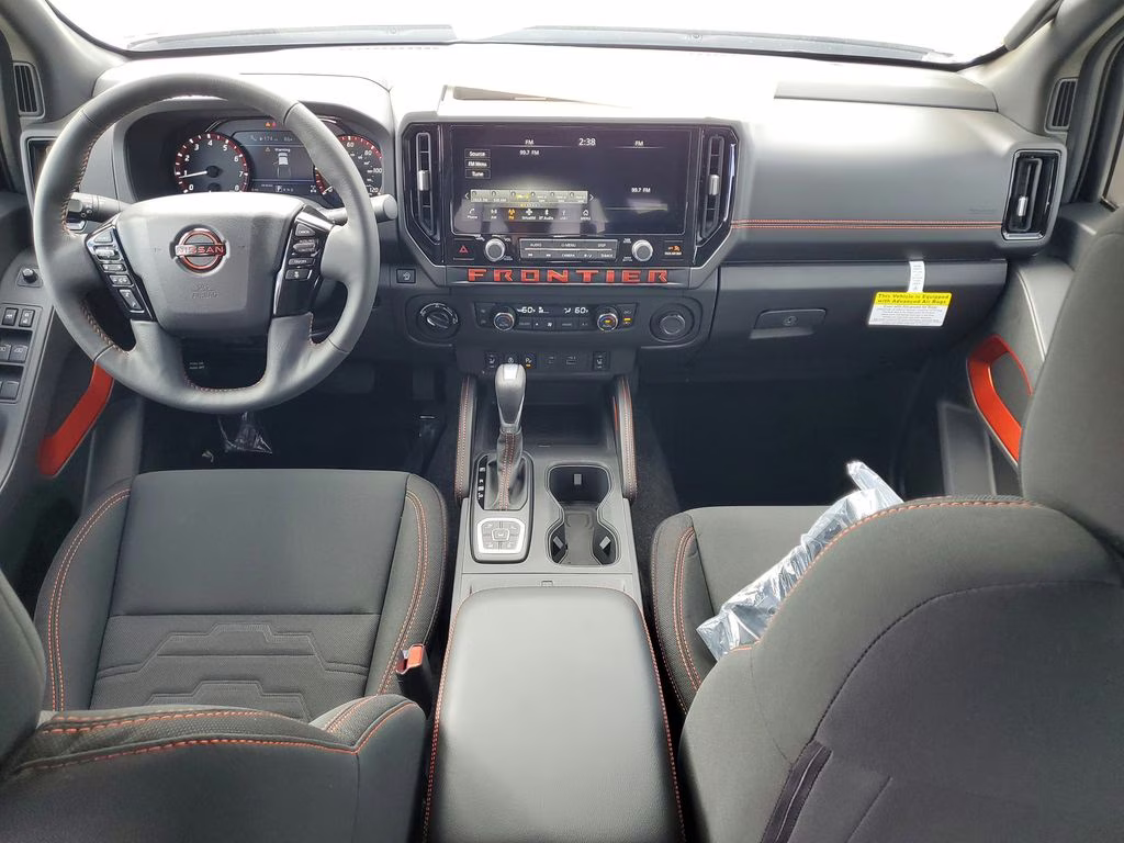 2026 Glacier White Nissan Frontier PRO-4X 4X4 Truck