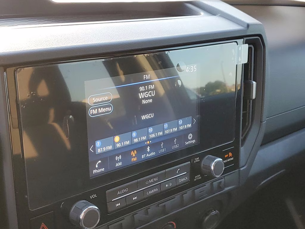 2026 Glacier White Nissan Frontier S 4X4 Truck