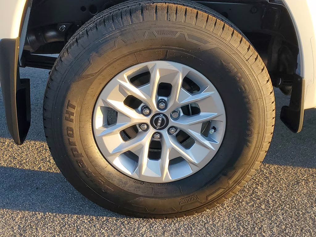 2026 Glacier White Nissan Frontier S 4X4 Truck