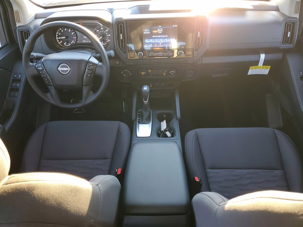 2026 Glacier White Nissan Frontier S 4X4 Truck