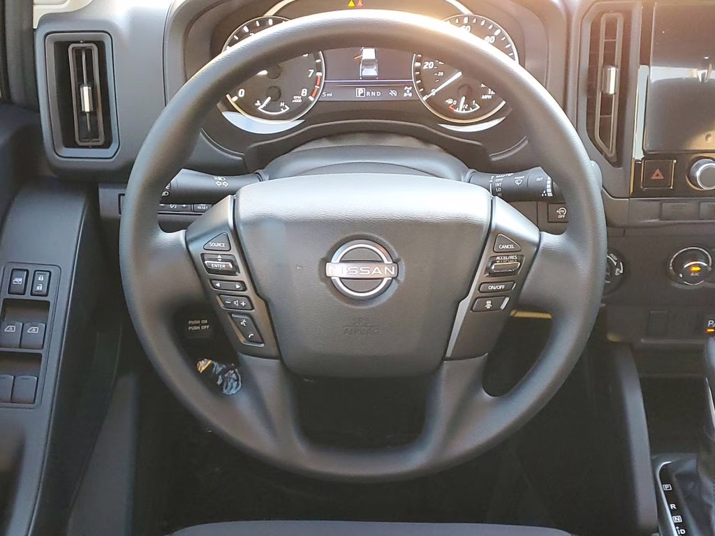 2026 Glacier White Nissan Frontier S 4X4 Truck