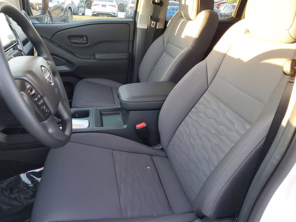 2026 Glacier White Nissan Frontier S 4X4 Truck