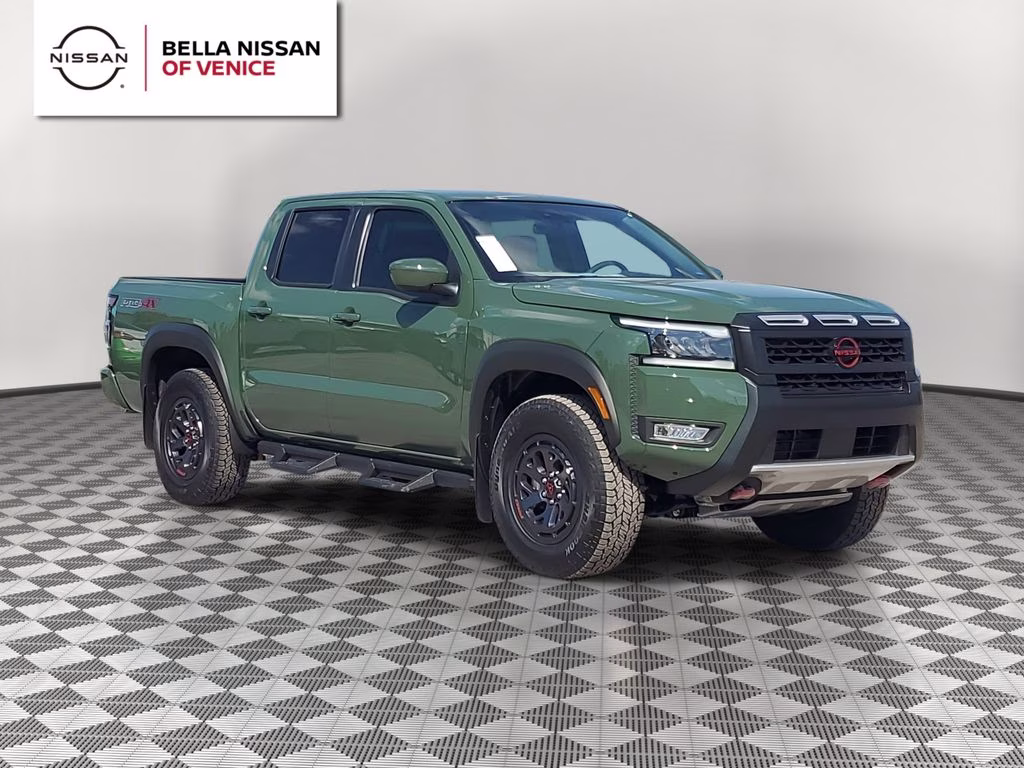 2026 Tactical Green Metallic Nissan Frontier PRO-4X 4X4 Truck