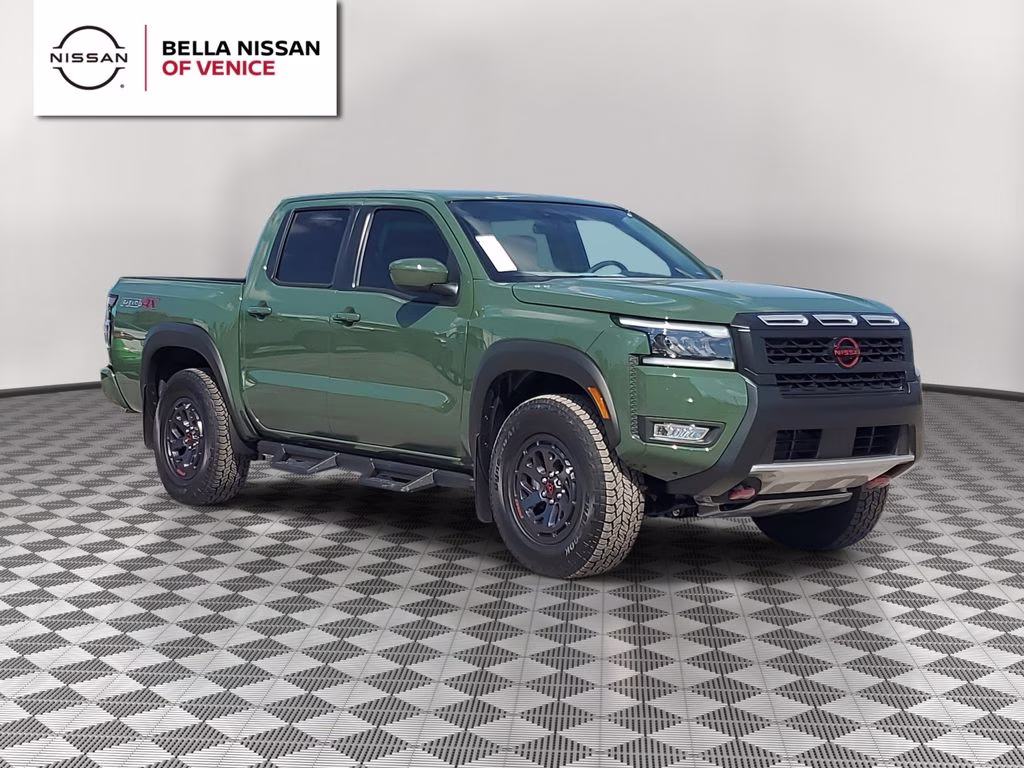 2026 Tactical Green Metallic Nissan Frontier PRO-4X 4X4 Truck