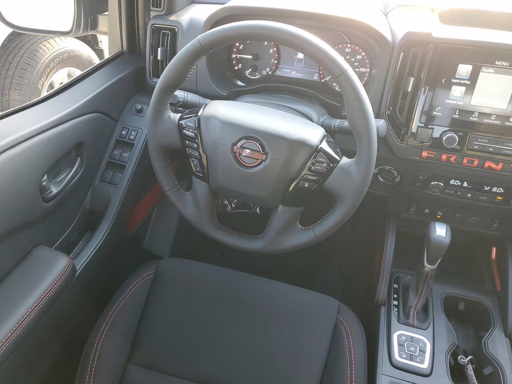 2026 Glacier White Nissan Frontier PRO-4X 4X4 Truck