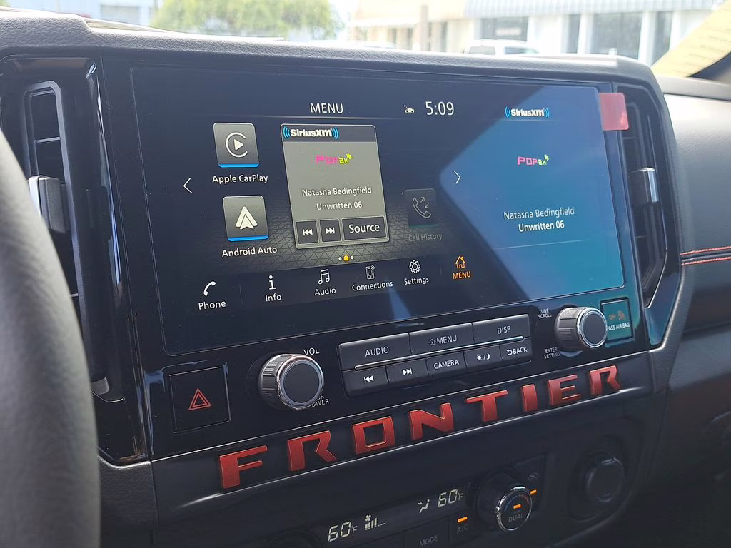 2026 Glacier White Nissan Frontier PRO-4X 4X4 Truck