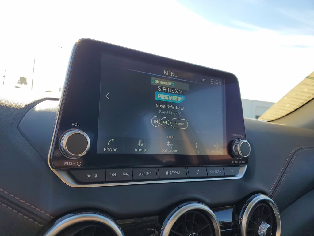 2025 Atlantic Gray/Super Black Nissan Sentra SR FWD Sedan