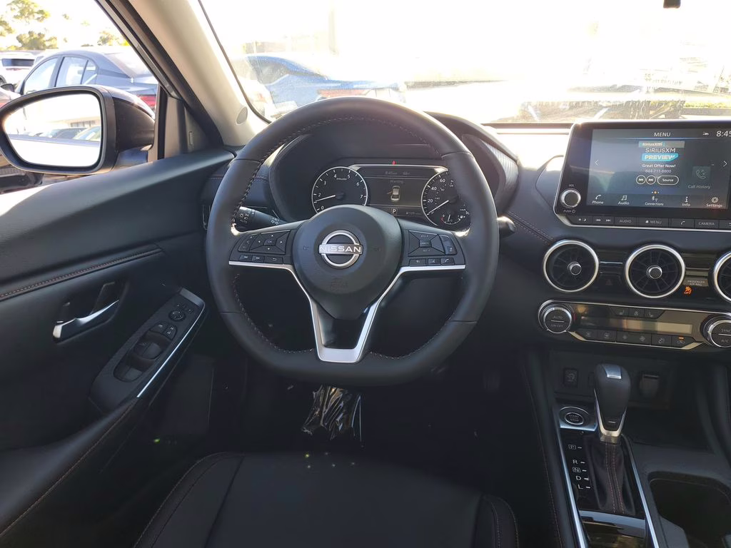 2025 Atlantic Gray/Super Black Nissan Sentra SR FWD Sedan