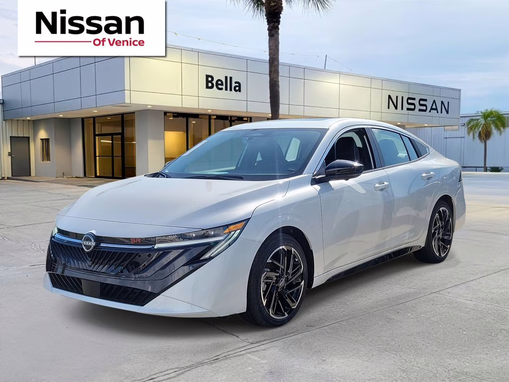 2026 Aspen White Tricoat Nissan Sentra SR FWD Sedan