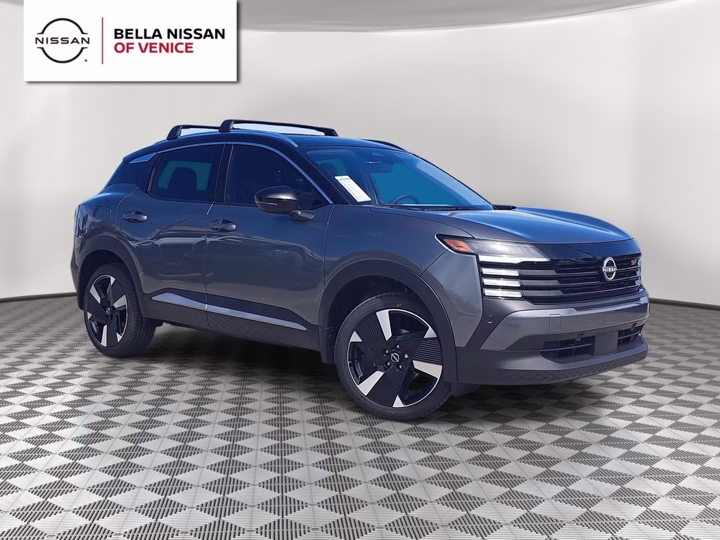 2026 Gun Metallic/Super Black Nissan Kicks SR FWD SUV