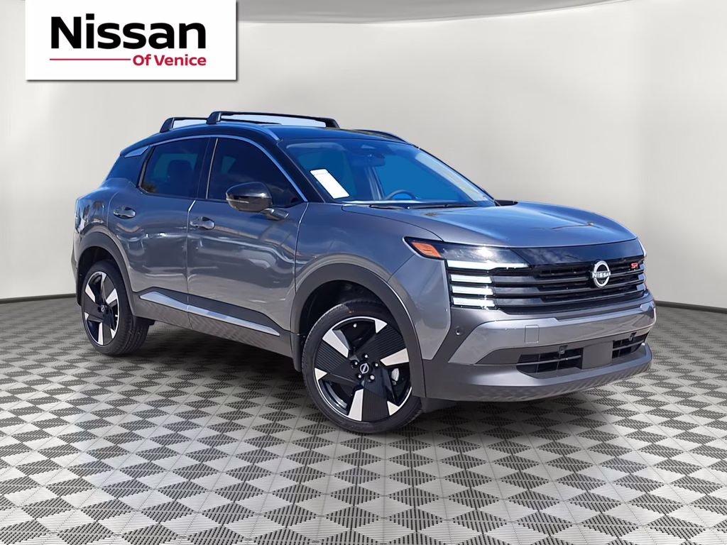 2026 Gun Metallic/Super Black Nissan Kicks SR FWD SUV
