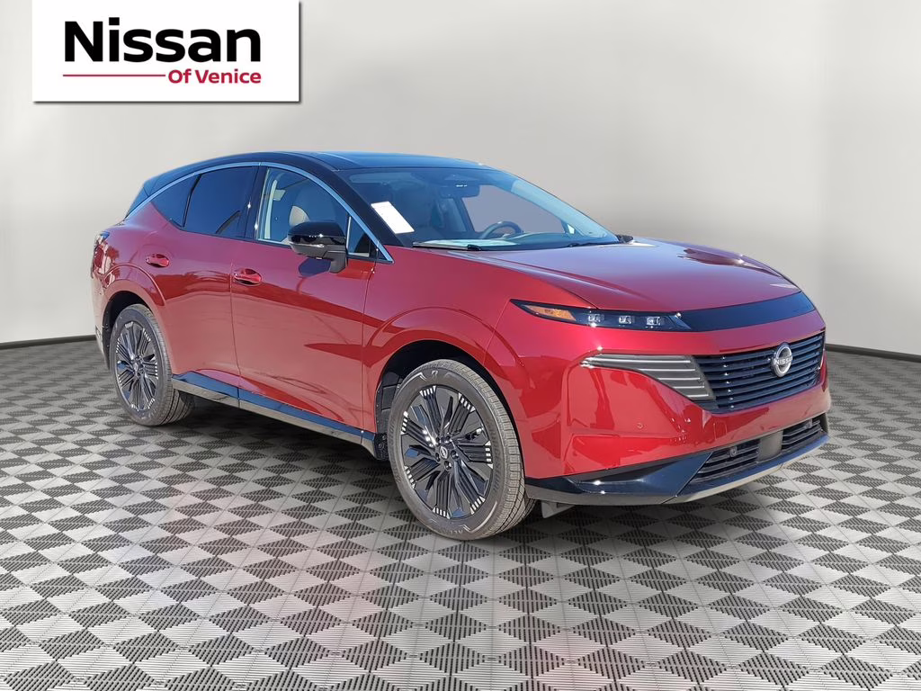 2026 Scarlet Ember/Super Black Nissan Murano Platinum AWD SUV