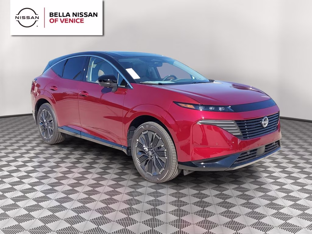 2026 Scarlet Ember/Super Black Nissan Murano Platinum AWD SUV
