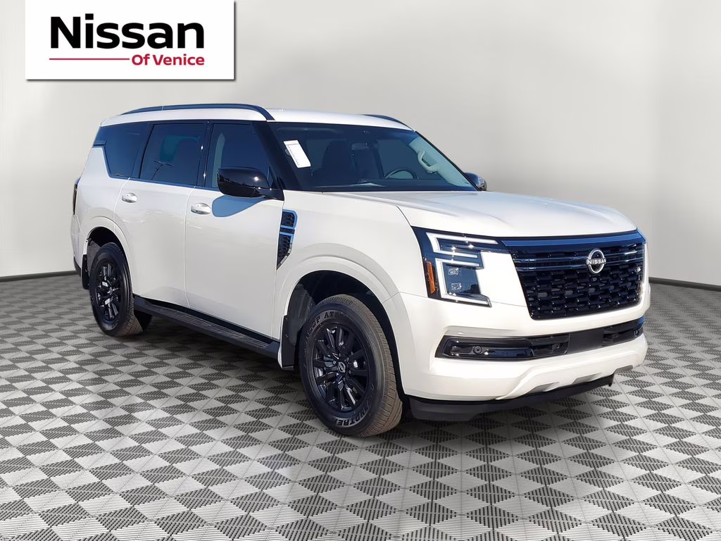 2026 Aspen White Tricoat Nissan Armada SV RWD SUV