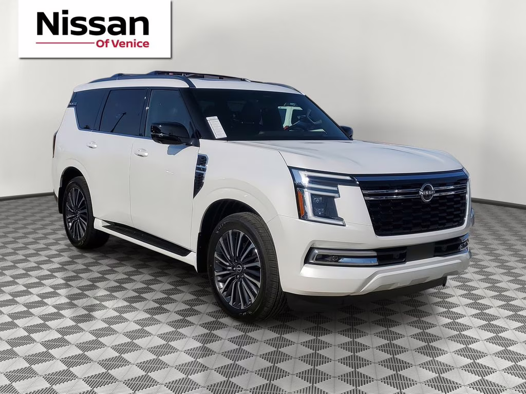 2026 Everest White Pearl Tricoat Nissan Armada Platinum Reserve 4X4 SUV