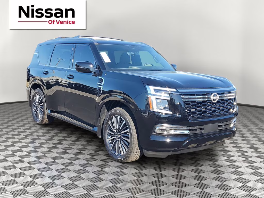 2026 Super Black Nissan Armada Platinum Reserve 4X4 SUV