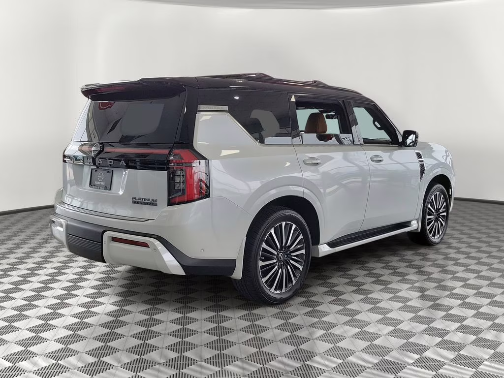 2026 Everest White Pearl/Black Nissan Armada Platinum Reserve 4X4 SUV
