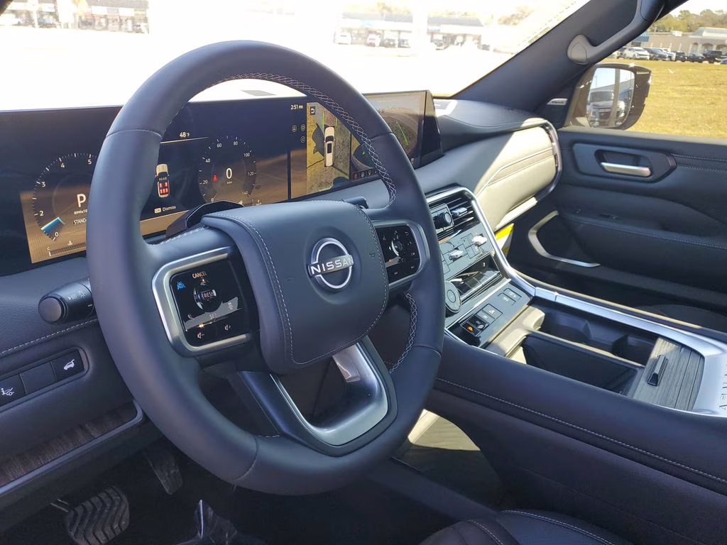 2026 Everest White Pearl/Black Nissan Armada Platinum Reserve 4X4 SUV