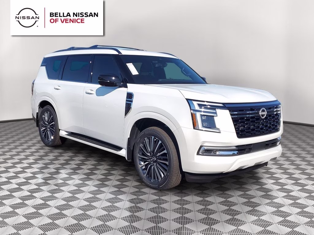 2026 Everest White Pearl Tricoat Nissan Armada Platinum Reserve 4X4 SUV
