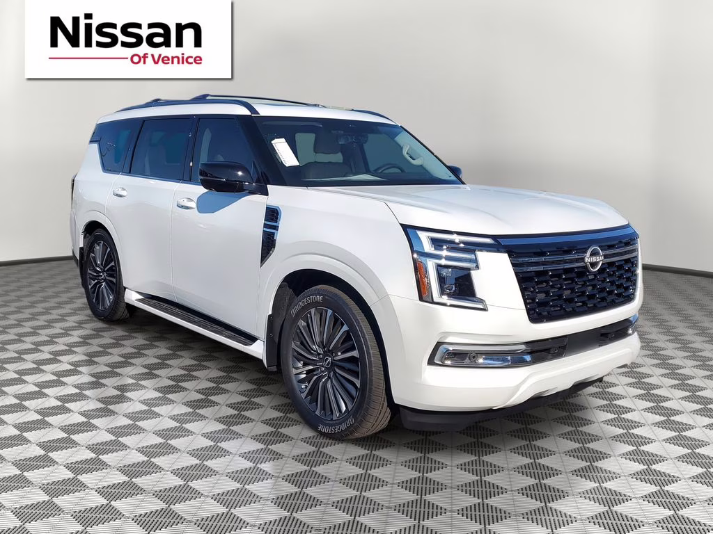 2026 Everest White Pearl Tricoat Nissan Armada Platinum Reserve 4X4 SUV