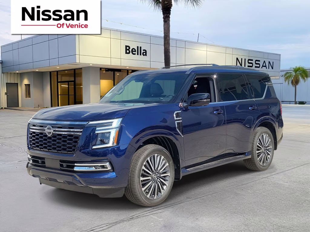 2026 Deep Ocean Blue Pearl Nissan Armada Platinum Reserve 4X4 SUV