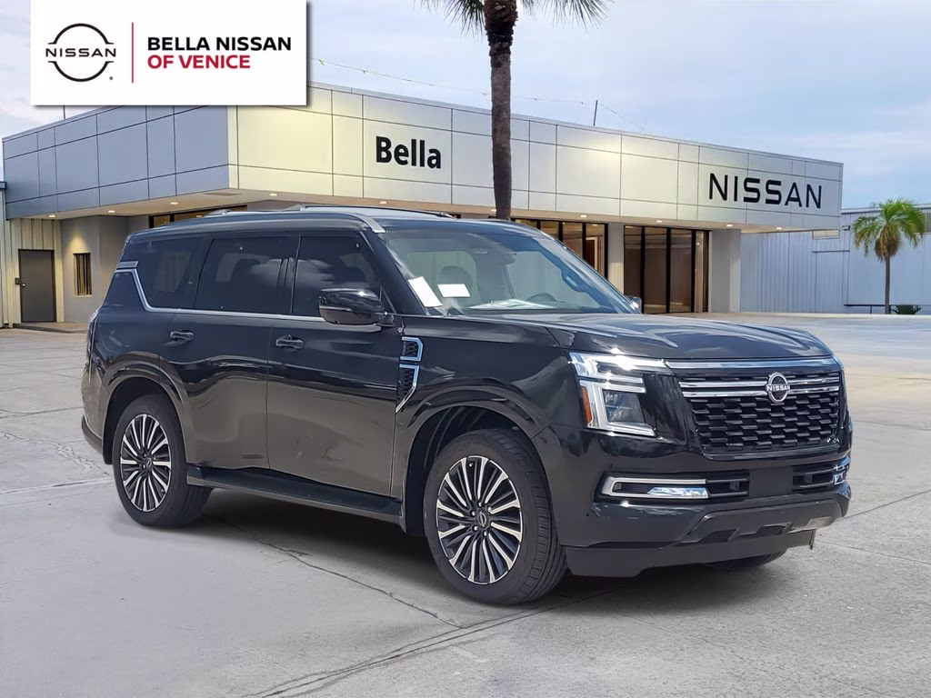 2025 Super Black Nissan Armada Platinum Reserve RWD SUV