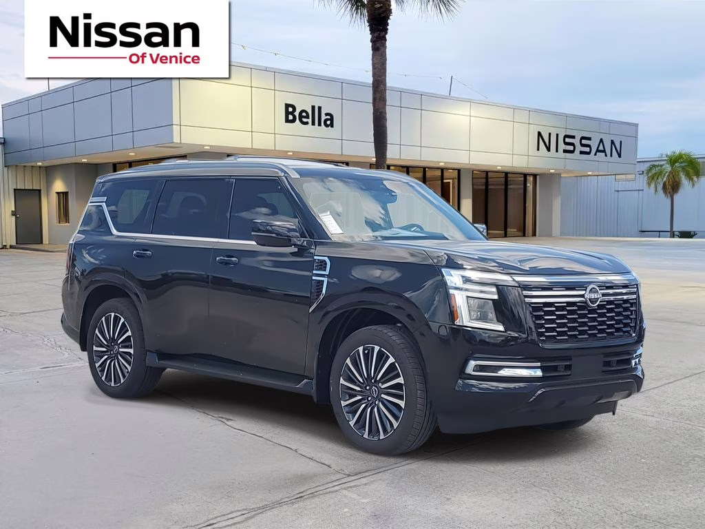 2025 Super Black Nissan Armada Platinum Reserve RWD SUV