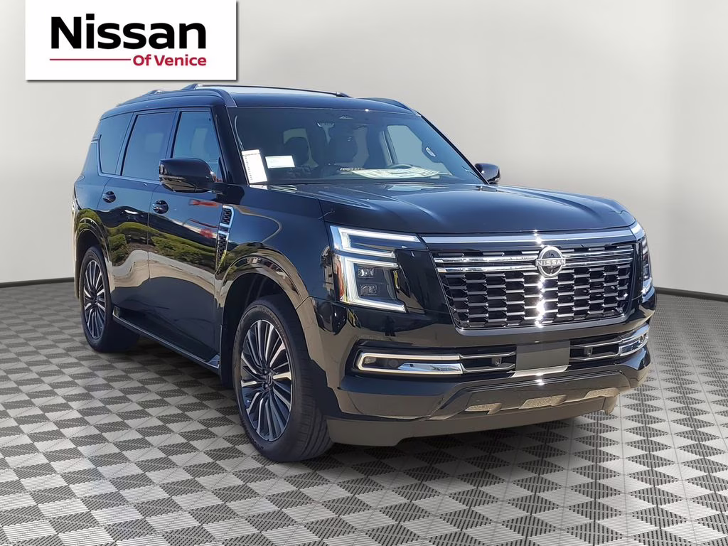 2025 Super Black Nissan Armada Platinum Reserve RWD SUV