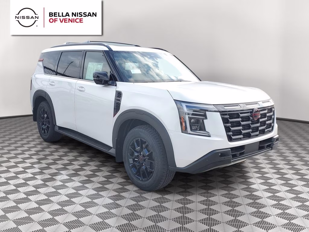 2026 Aspen White Tricoat Nissan Armada PRO-4X 4X4 SUV