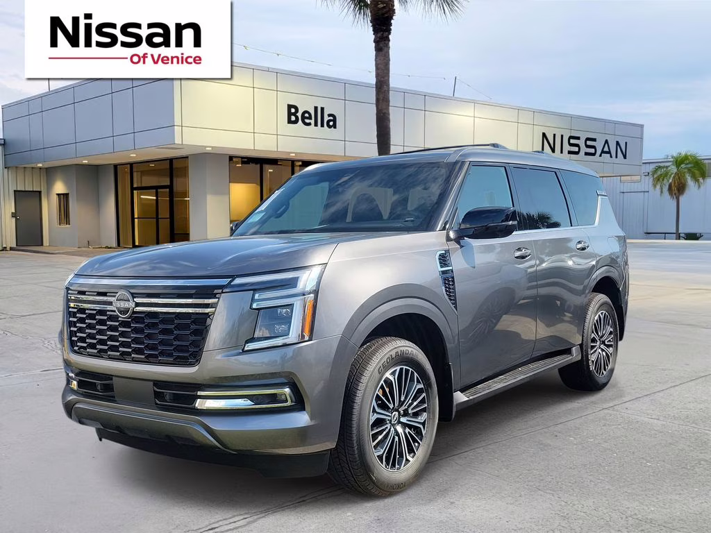 2026 Gun Metallic Nissan Armada Platinum RWD SUV