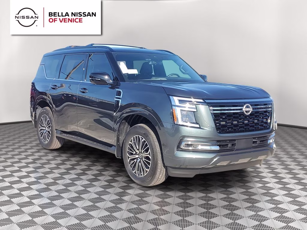 2026 Alpine Metallic/Super Blk Nissan Armada Platinum 4X4 SUV