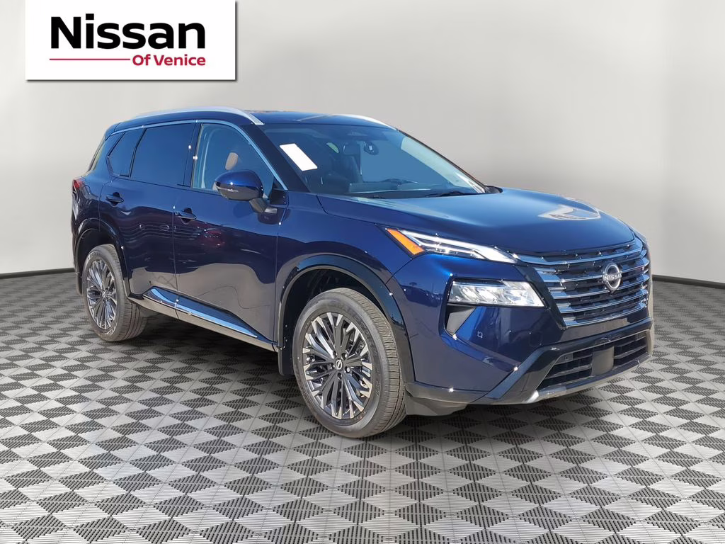 2026 Deep Ocean Blue Pearl Nissan Rogue Platinum AWD SUV