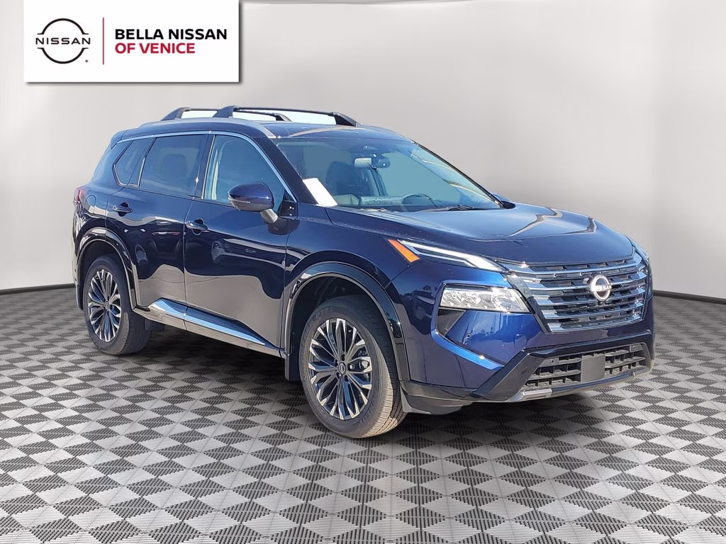 2026 Deep Ocean Blue Pearl Nissan Rogue Platinum AWD SUV
