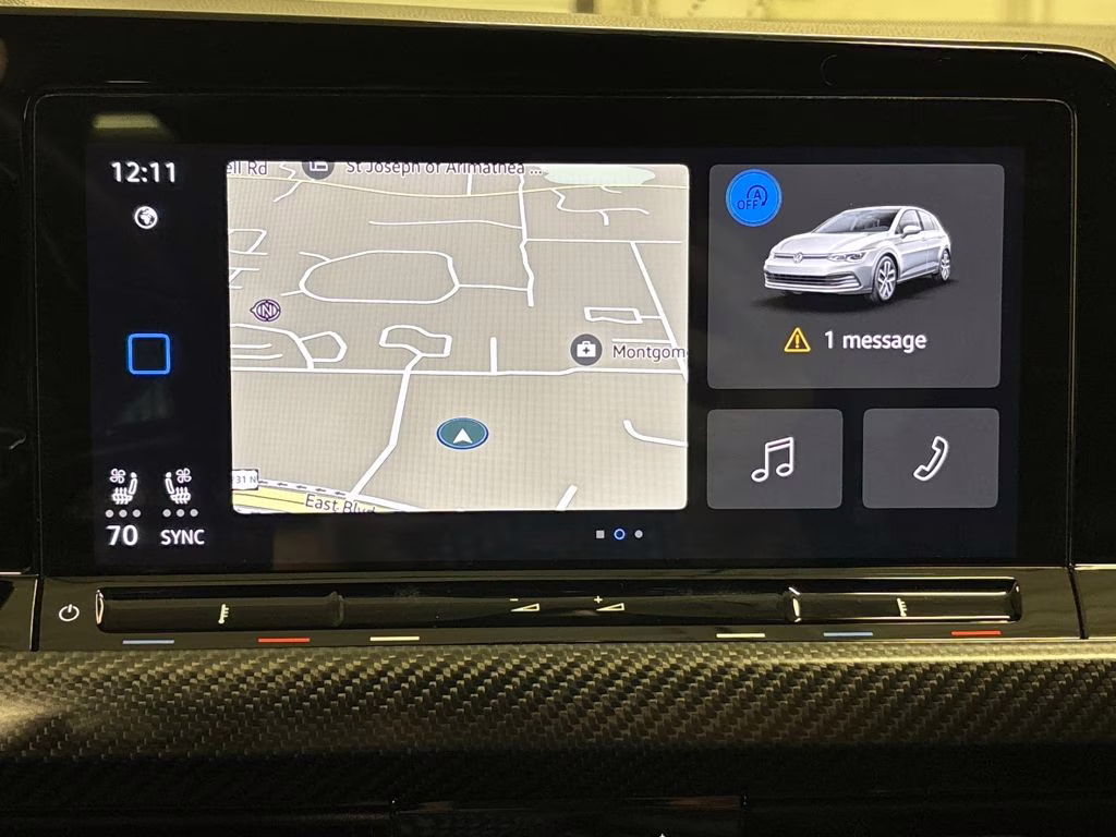 2023 Deep Black Volkswagen Golf R 2.0T AWD Hatchback