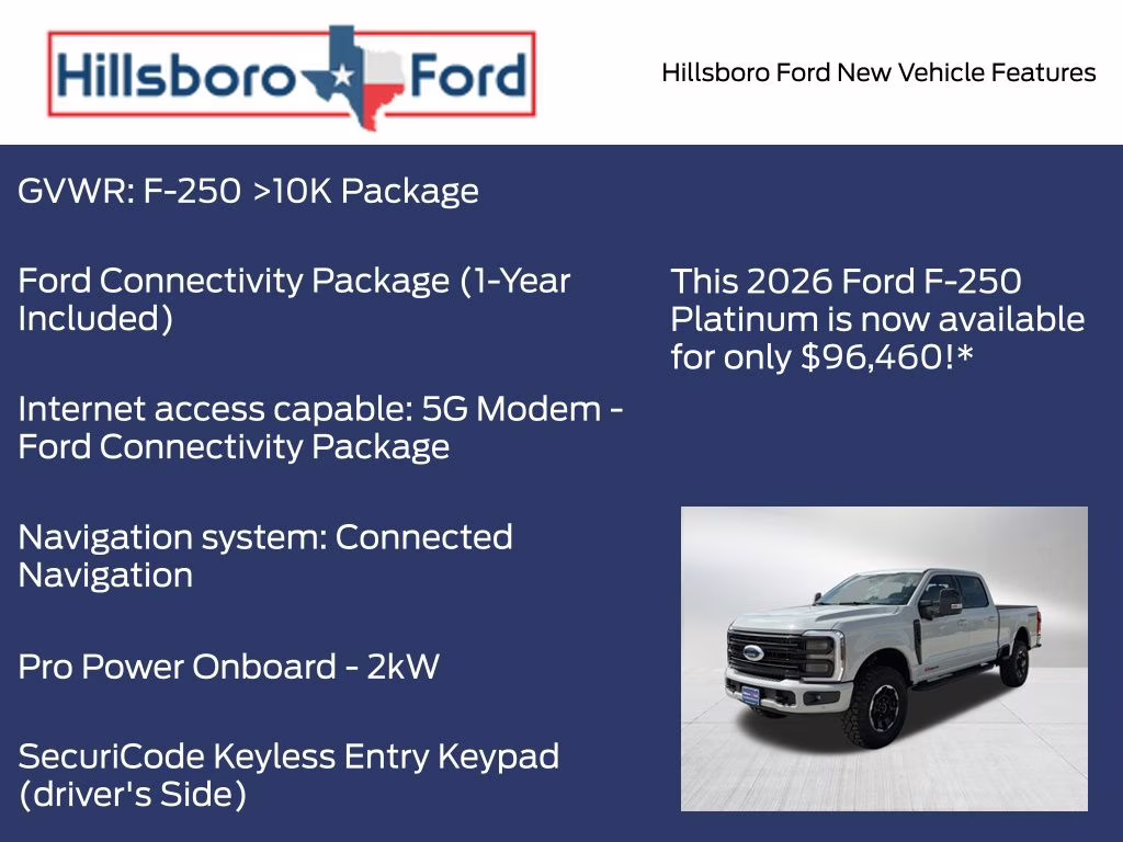 2026 Avalanche Ford Super Duty F-250 SRW Platinum 4X4 Truck