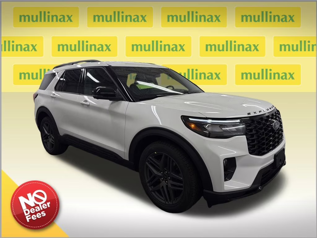 2026 STAR WHITE TRI-COAT Ford Explorer ST 4X4 SUV