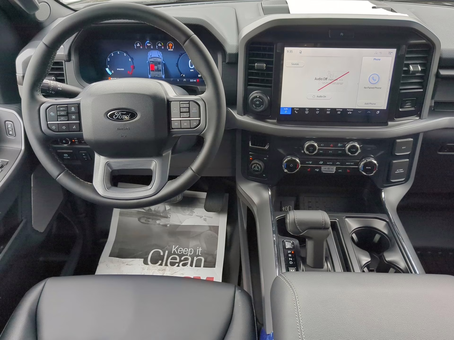 2026 Antimatter Blue Metallic Ford F-150 XLT Crew Cab Pickup 4X4 Truck