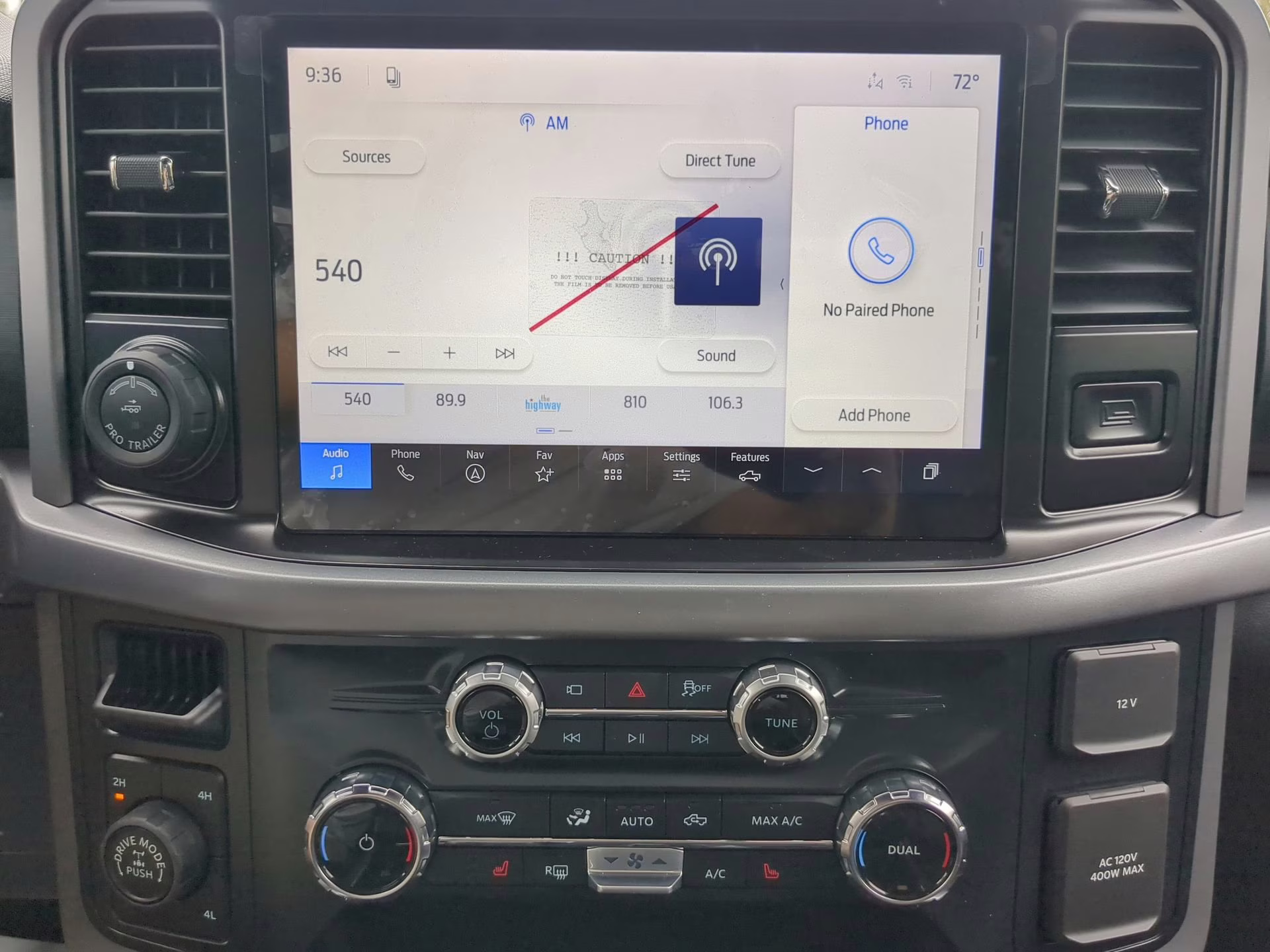 2026 Antimatter Blue Metallic Ford F-150 XLT Crew Cab Pickup 4X4 Truck