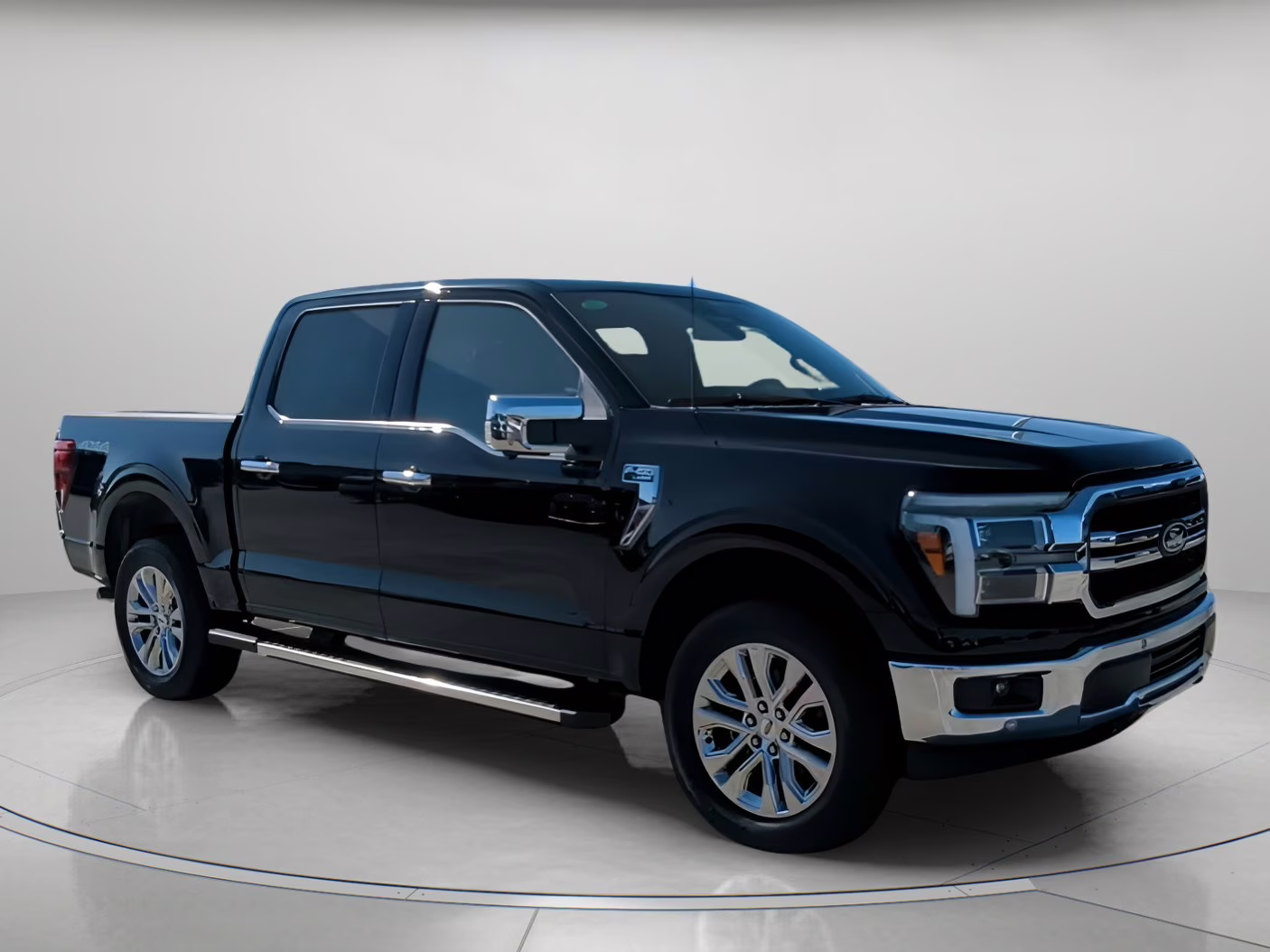 2026 Agate Black Metallic Ford F-150 LARIAT Crew Cab Pickup 4X4 Truck