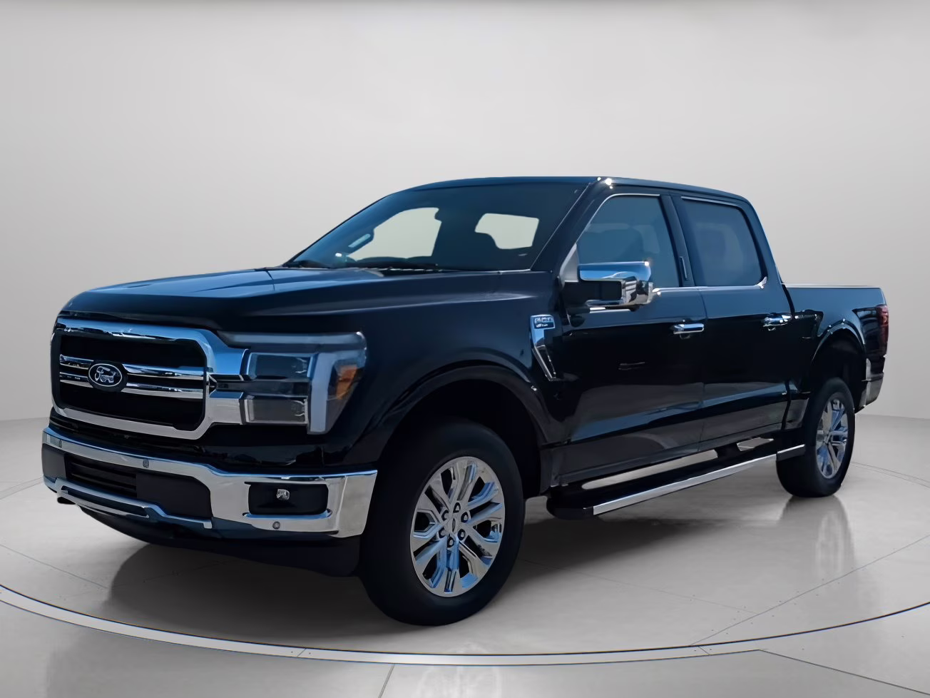 2026 Agate Black Metallic Ford F-150 LARIAT Crew Cab Pickup 4X4 Truck