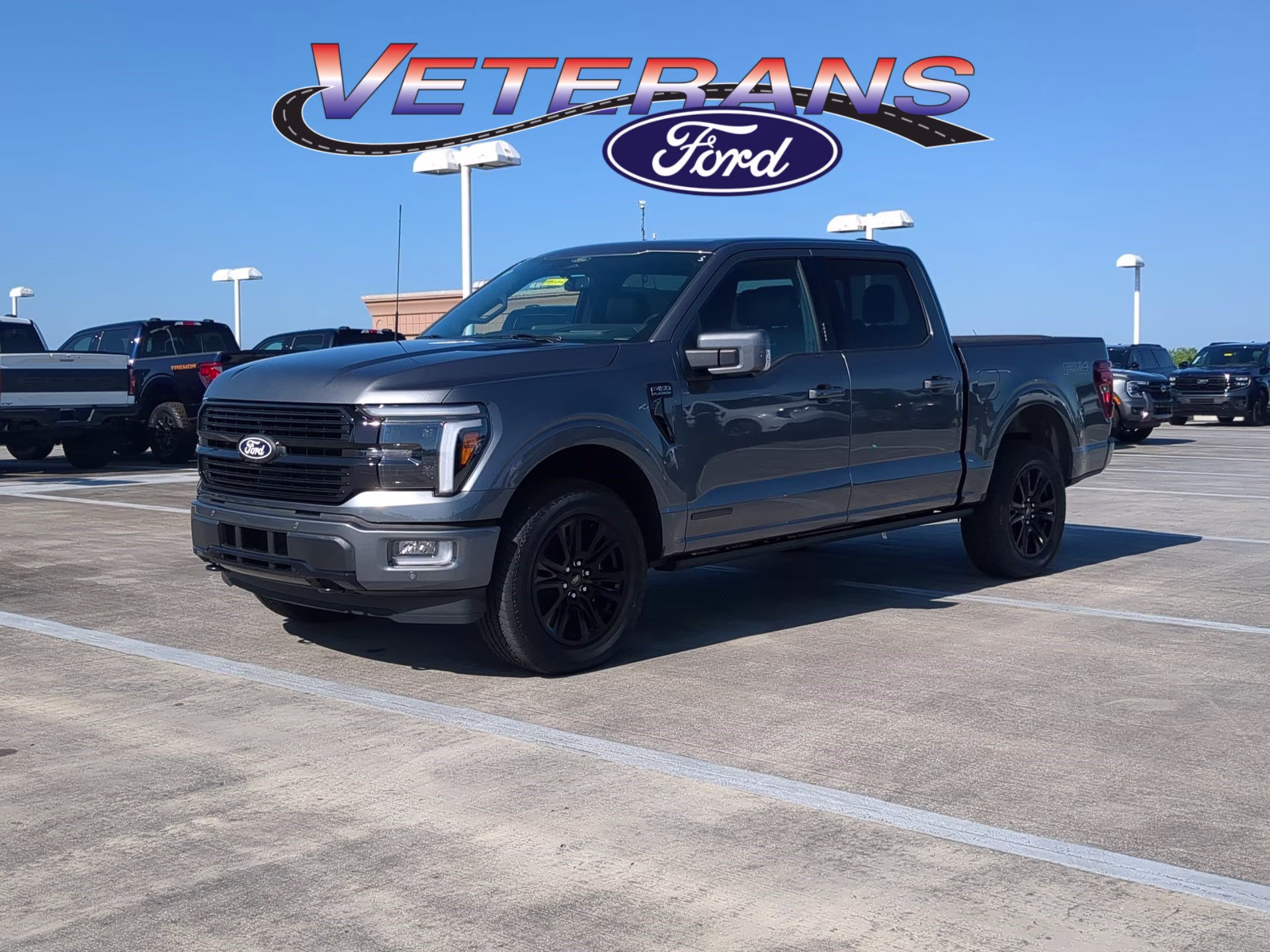 2026 Carbonized Gray Metallic Ford F-150 Platinum Crew Cab Pickup 4X4 Truck