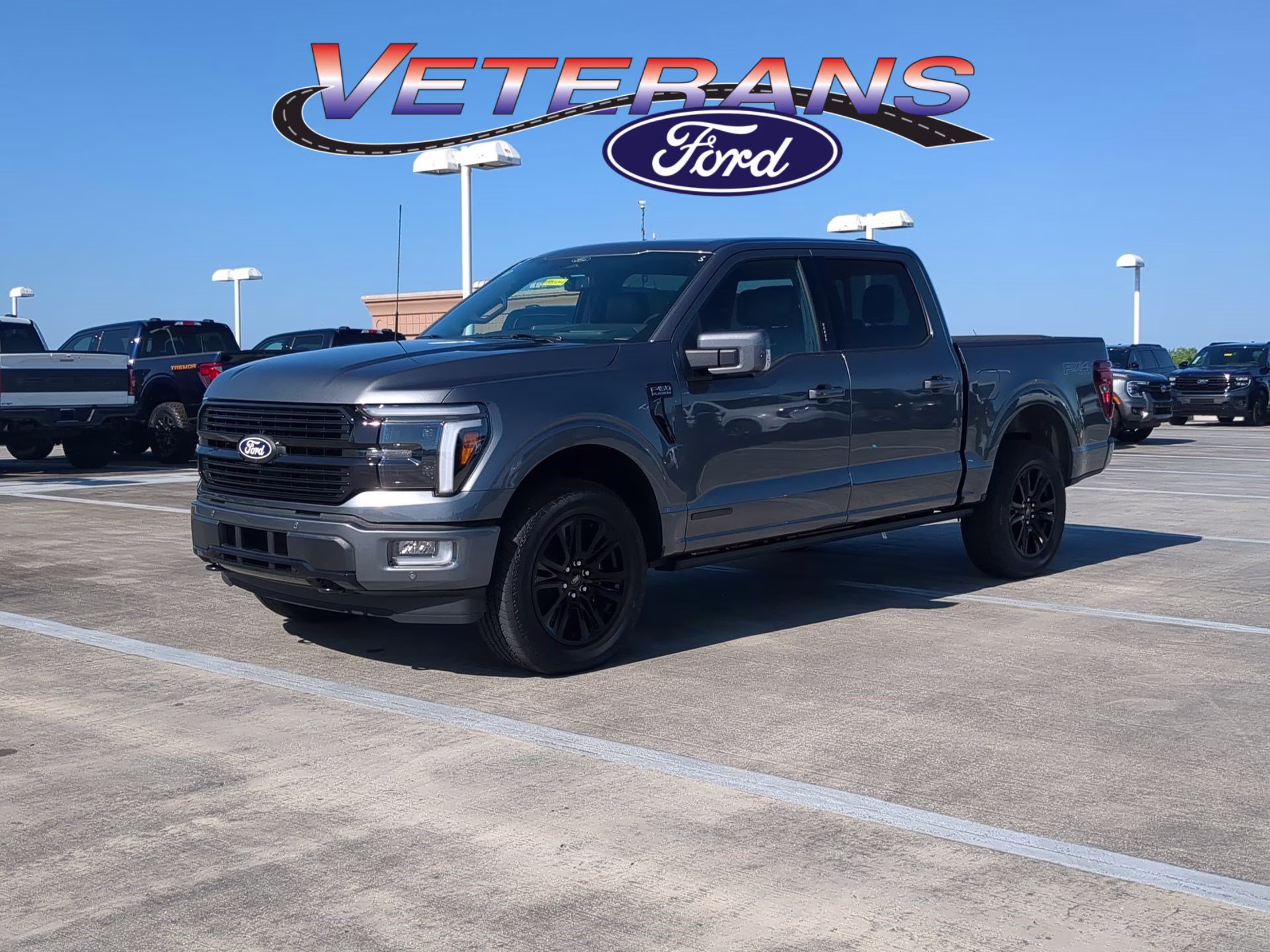 2026 Carbonized Gray Metallic Ford F-150 Platinum Crew Cab Pickup 4X4 Truck