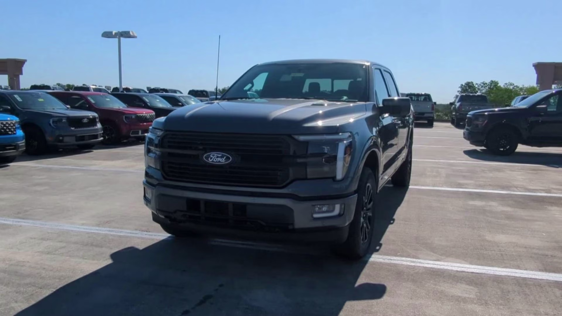 2026 Carbonized Gray Metallic Ford F-150 Platinum Crew Cab Pickup 4X4 Truck