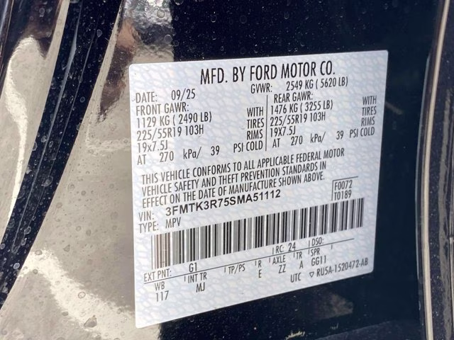 2025 Shadow Black Ford Mustang Mach-E Premium RWD SUV