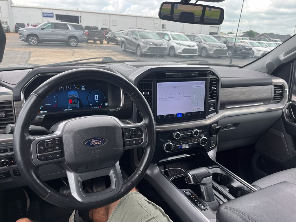 2024 Antimatter Blue Metallic Ford F-150 LARIAT 4X4 Truck