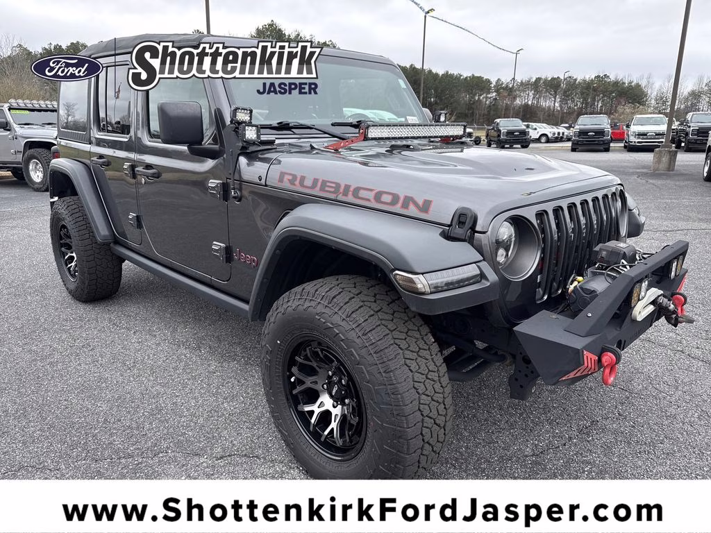 2022 Granite Crystal Metallic Clearcoat Jeep Wrangler Unlimited Rubicon 4X4 SUV