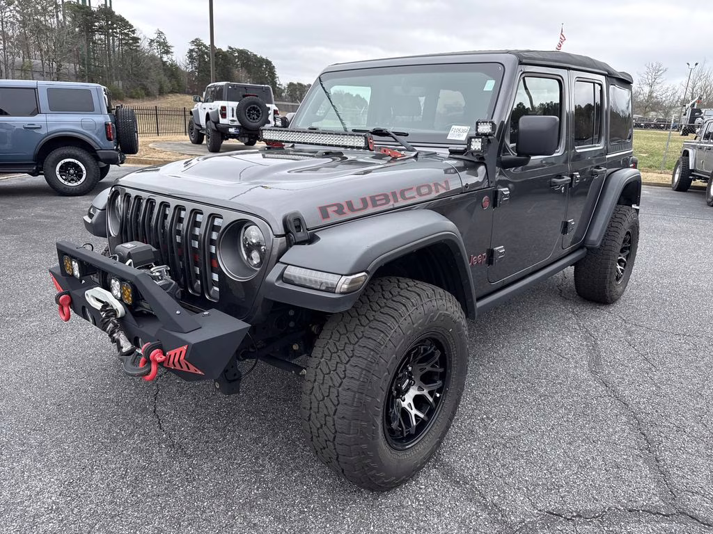 2022 Granite Crystal Metallic Clearcoat Jeep Wrangler Unlimited Rubicon 4X4 SUV